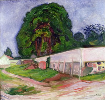 Noche de verano en Asgardstrand, 1904 de Edvard Munch